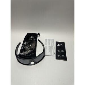 Oakley BATWOLF ink/black iridium POLARIZED OO9101-35 sunglasses With Badges